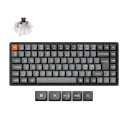 K2 MAX Tri-Mode Hot Swap QMK/VIA Trådløst gamingtastatur, Super Brown