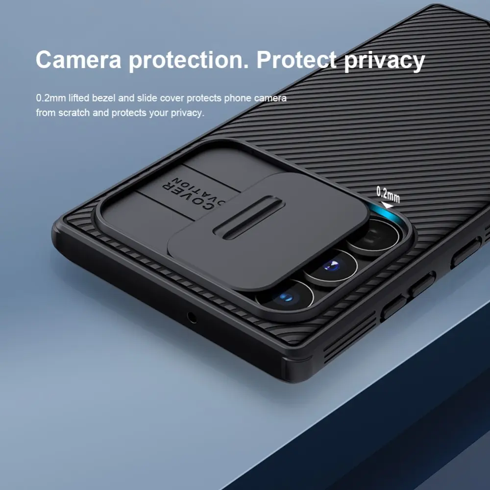 CamShield Skal Samsung Galaxy S22 Ultra Svart