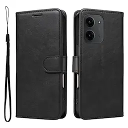 Tegnebogsetui Xiaomi Redmi 15C sort