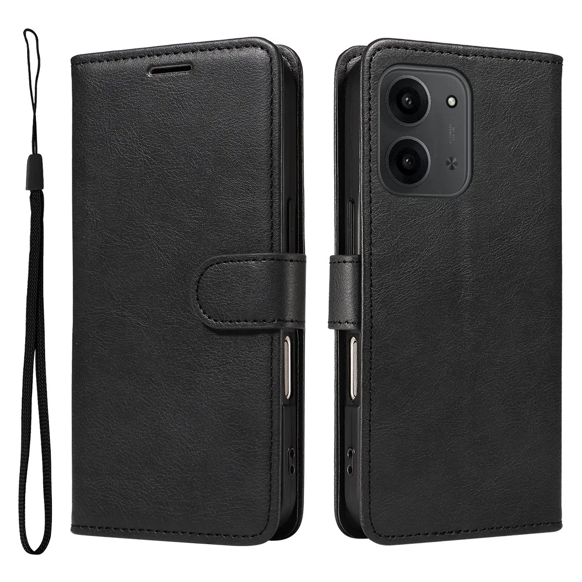 Tegnebogsetui Xiaomi Redmi 15C sort