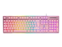 PK75 kalvonäppäimistö RGB-valaistuksella, Vaaleanpunainen