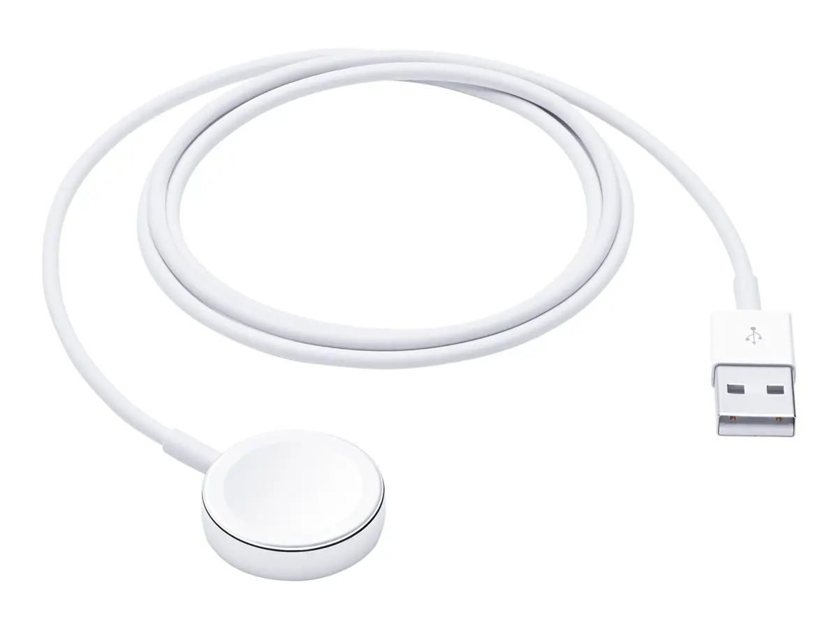 Apple Watch till USB-A Magnetisk laddningskabel 1m, vit