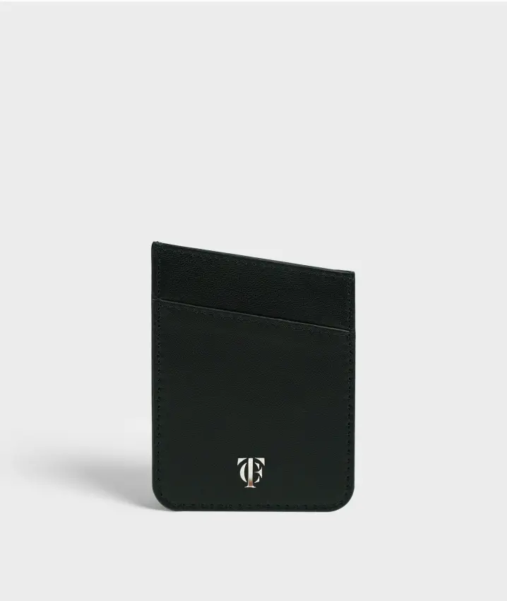 S.C Selvklæbende Kortholder Nappa Black