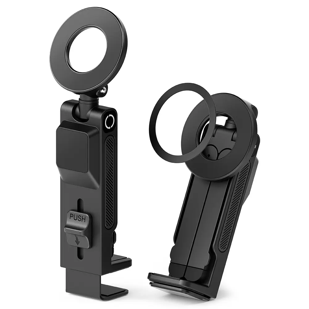 Multifunksjonell mobilholder med magnetfeste, Black