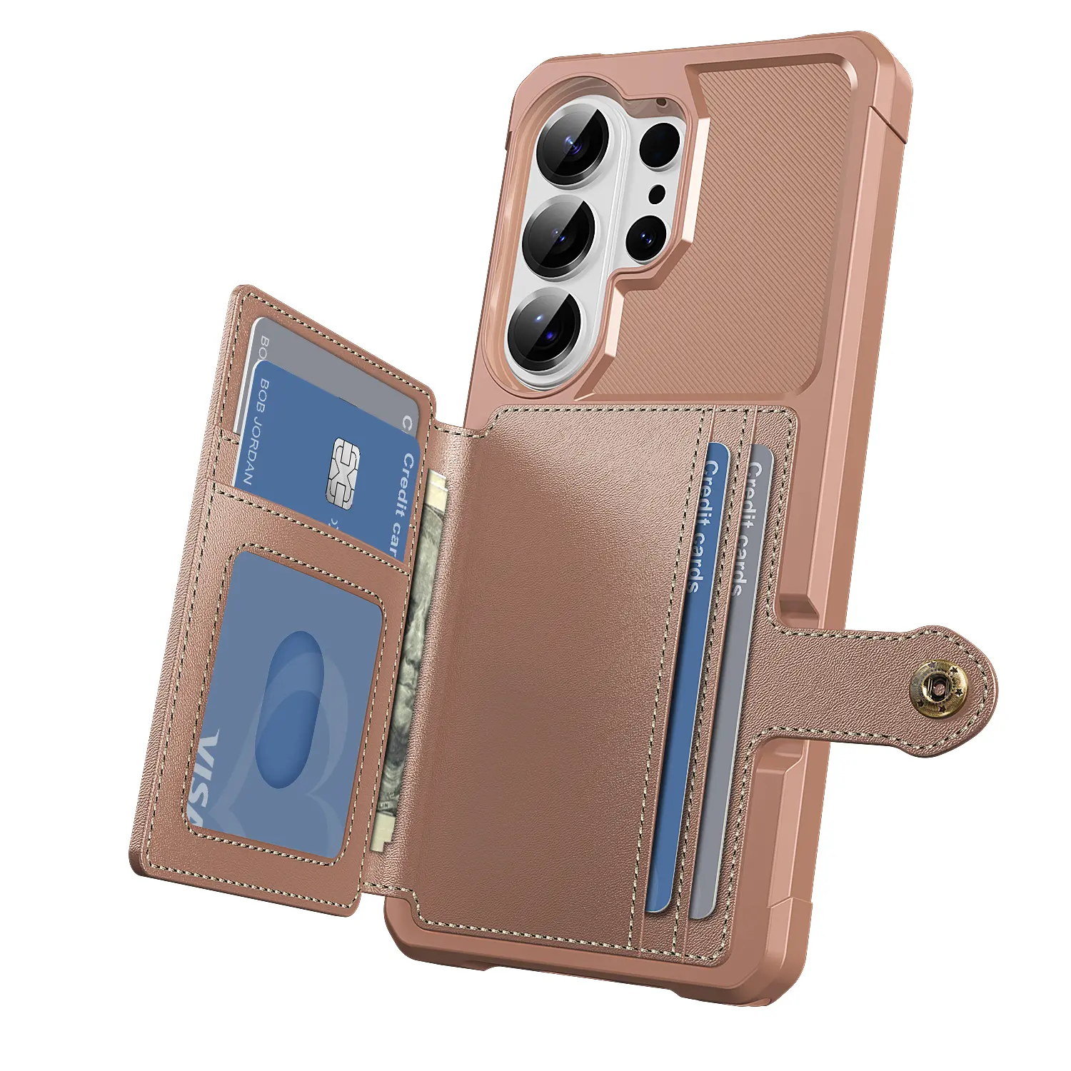 Tough Multi-slot Case Samsung Galaxy S26 Ultra Rosa