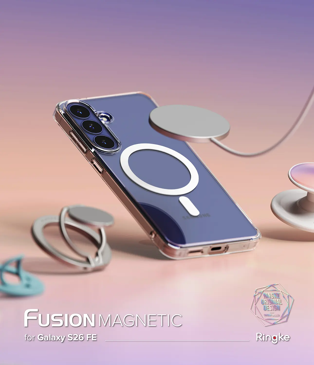 Fusion Magnetic Case Samsung Galaxy S26 FE Clear