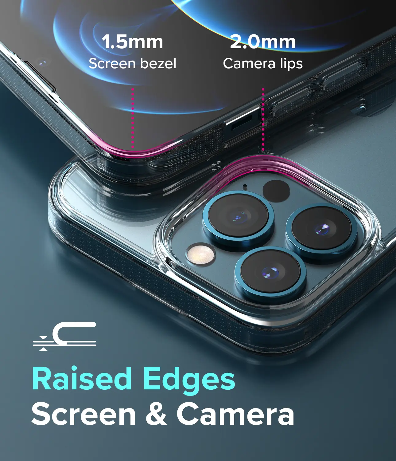 Fusion Case iPhone 13 Pro Genomskinlig