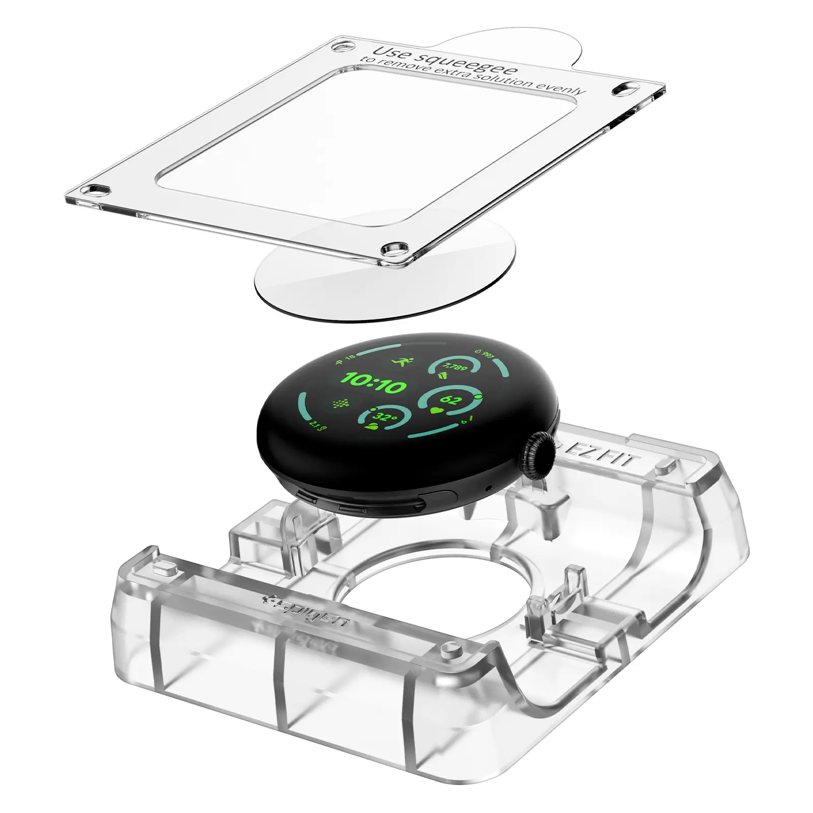 Google Pixel Watch 5 45mm Screen Protector EliteShield EZ Fit (2-pack)