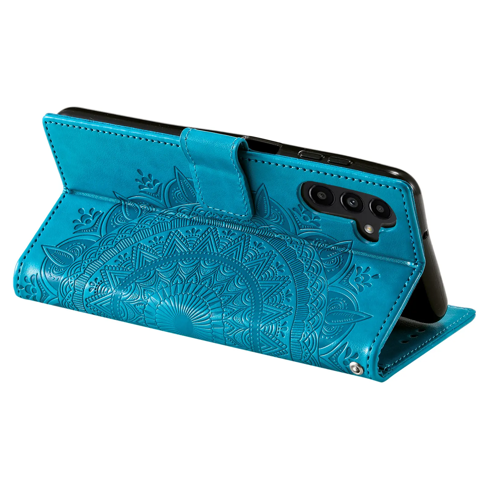 Läderfodral Mandala Samsung Galaxy A37 Blå