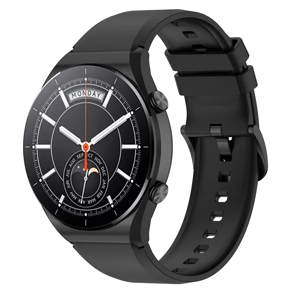 Rem af silikone til Xiaomi Watch S1 Active/Watch S1 Sort