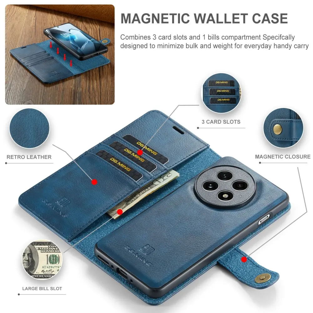 Magnet Wallet  OnePlus 13 Blå