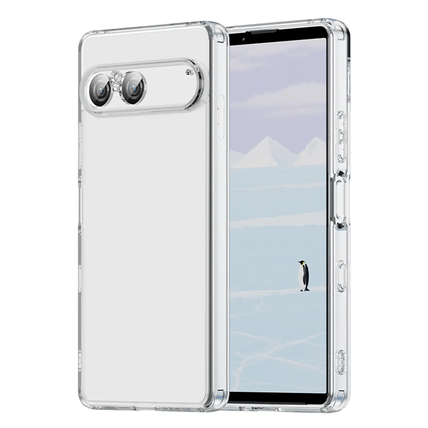 Hybridcover Sony Xperia 10 VII Gennemsigtig