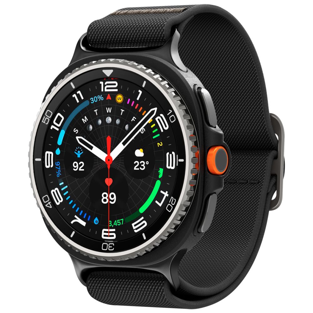 Spigen Fit Lite Samsung Galaxy Watch 8 40mm Black - Klokkereim - Stilig og komfortabelt tilbehør til din smartklokke