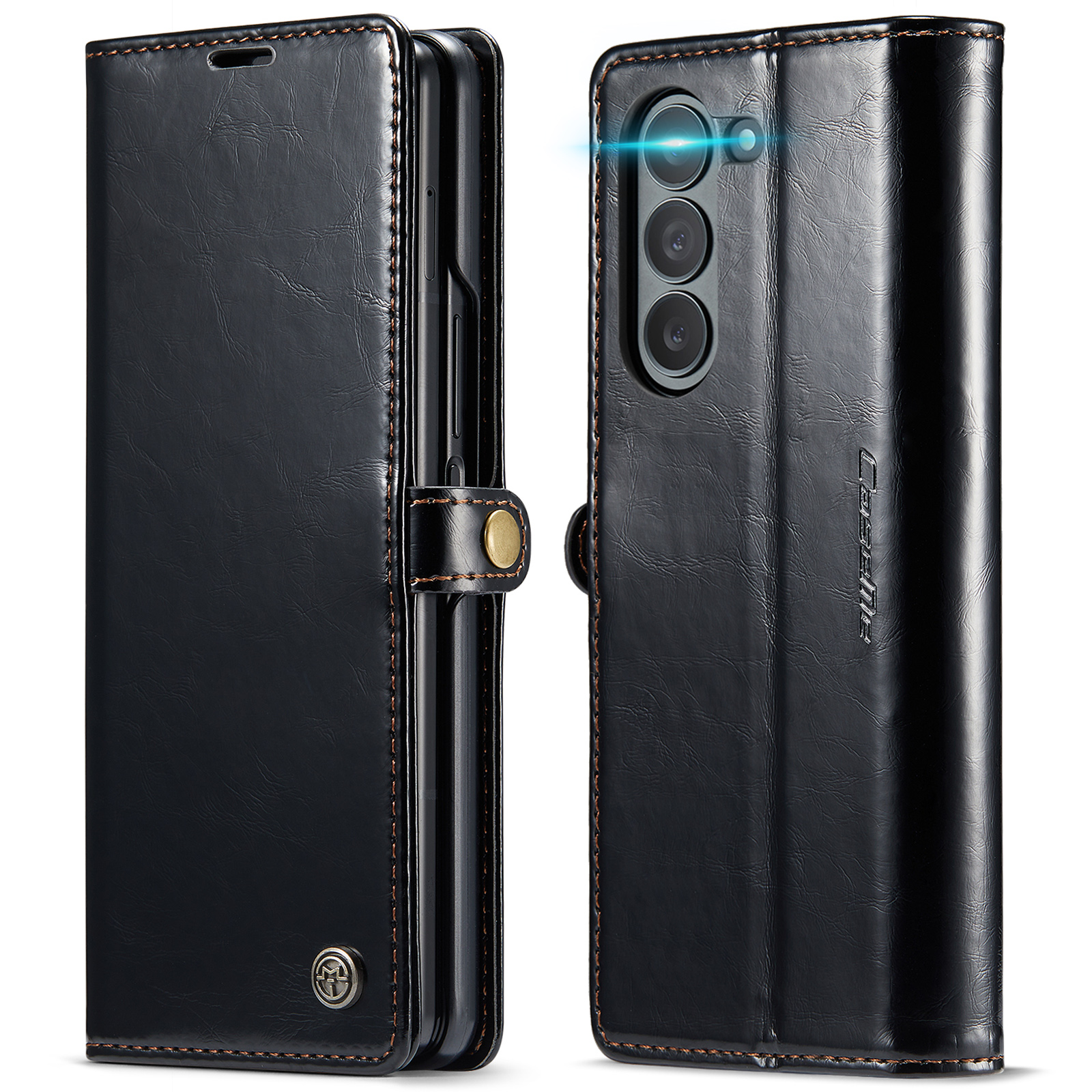 Läderfodral Samsung Galaxy Z Fold 8 svart