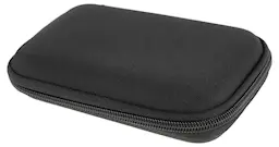 Lille opbevaringstaske til kabler og powerbank, Sort
