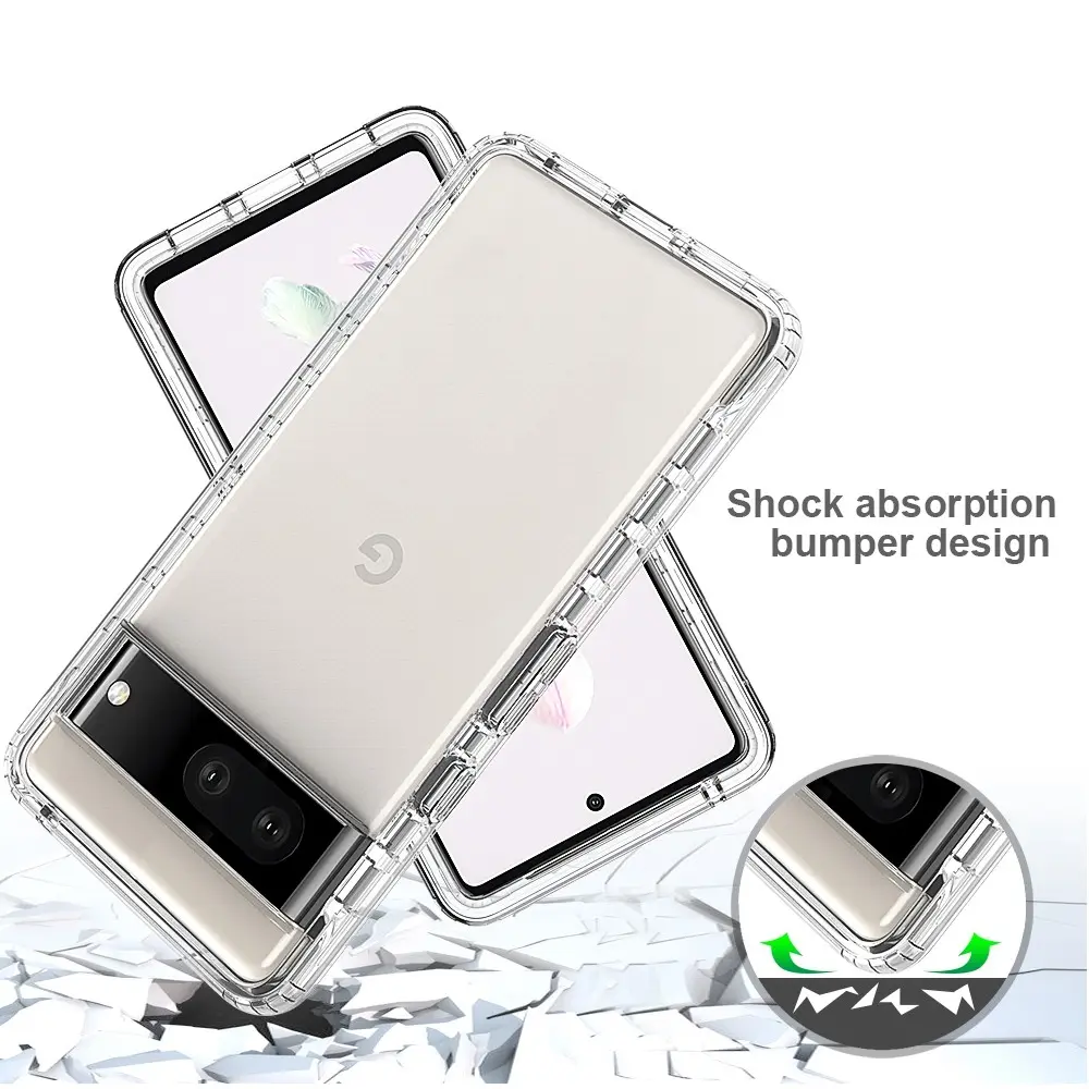 Full Protection Case Google Pixel 7 Genomskinlig