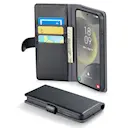 Ægte Læderetui Samsung Galaxy S24 FE Sort