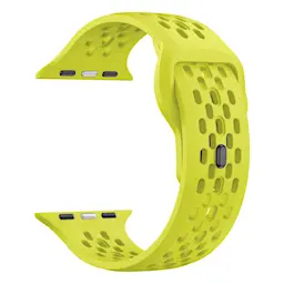 Silikonarmband Sport Apple Watch Series 10 46mm Neongul