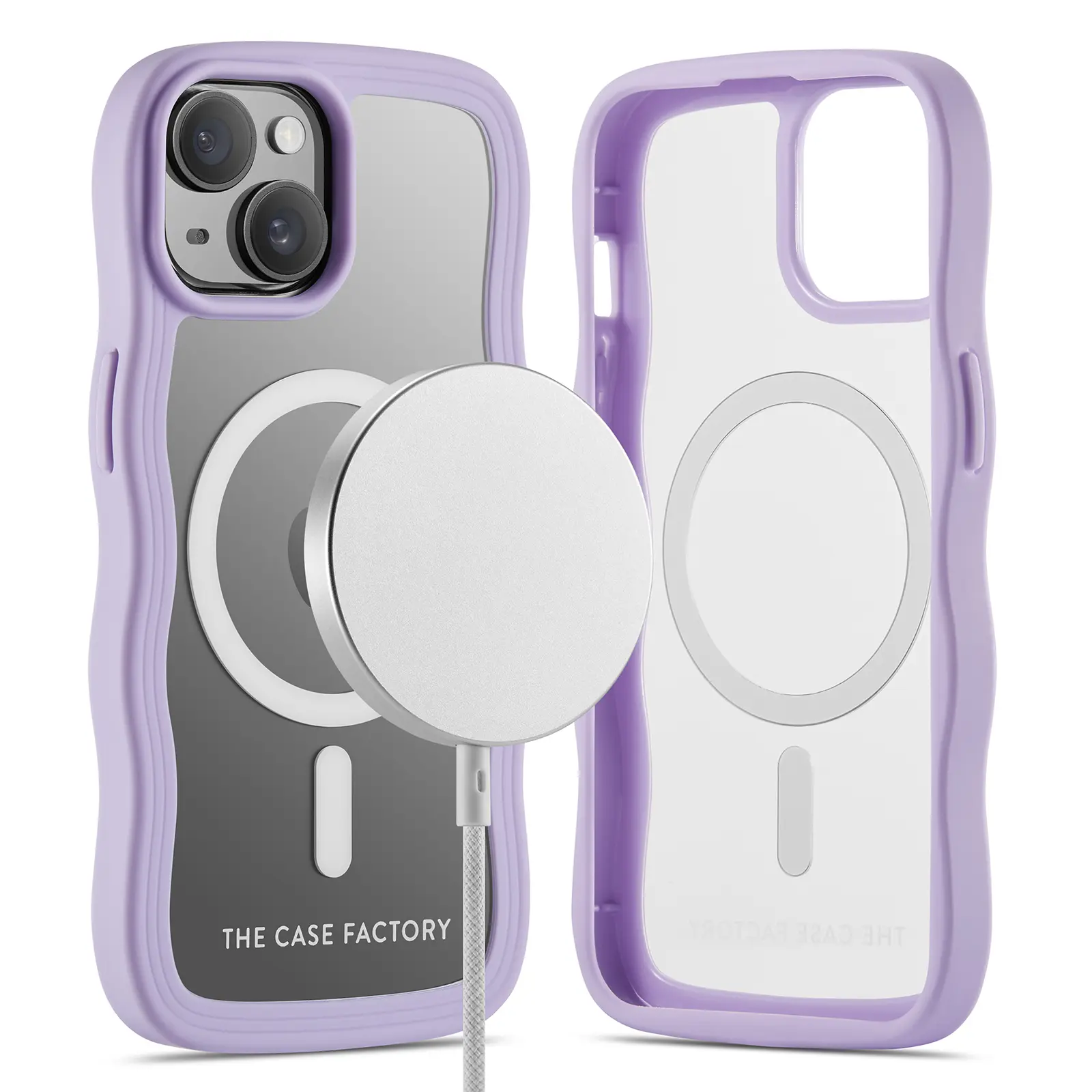 The Wave Mag Case iPhone 13 Lila