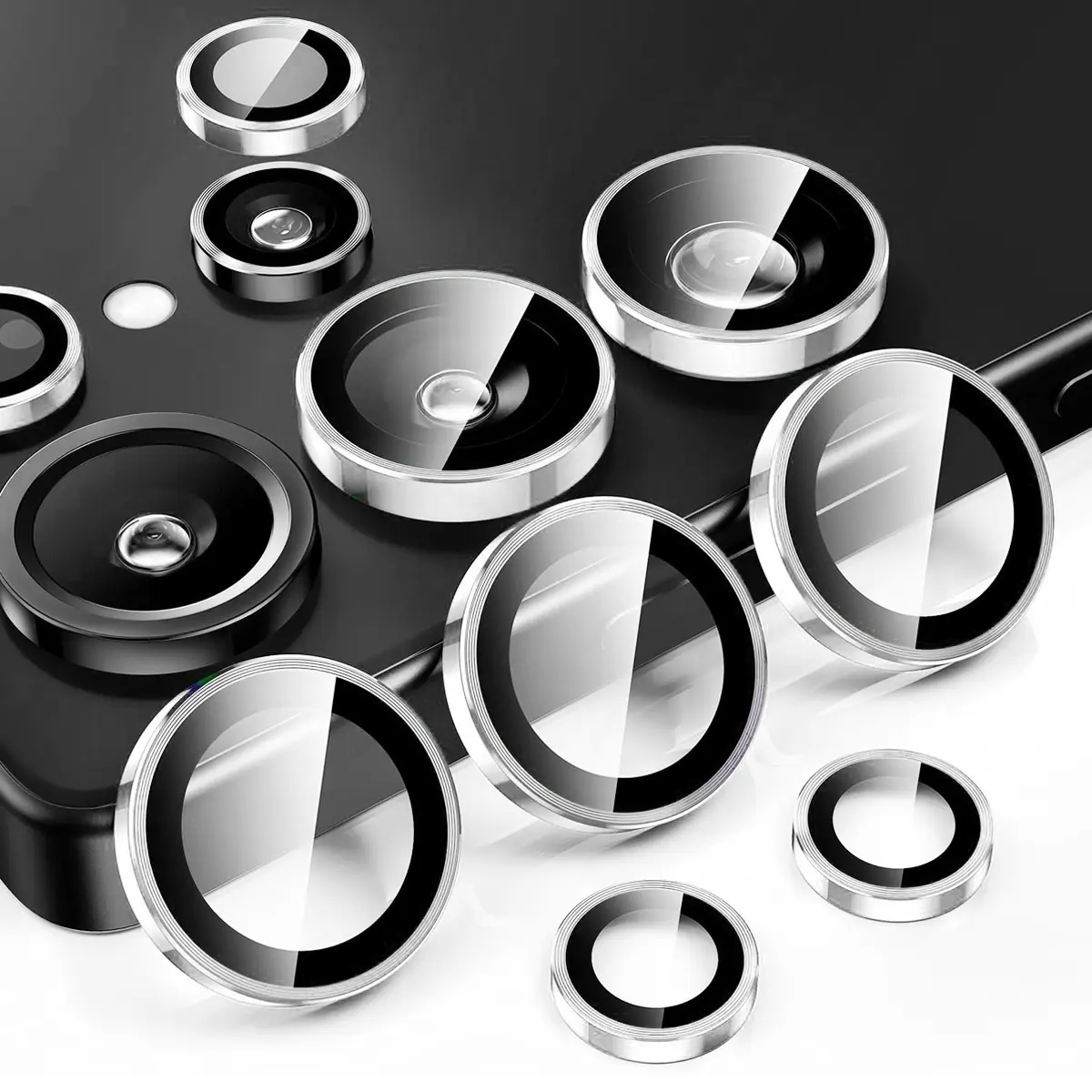 Linsebeskytter Aluminium Samsung Galaxy S26 Ultra Sølv