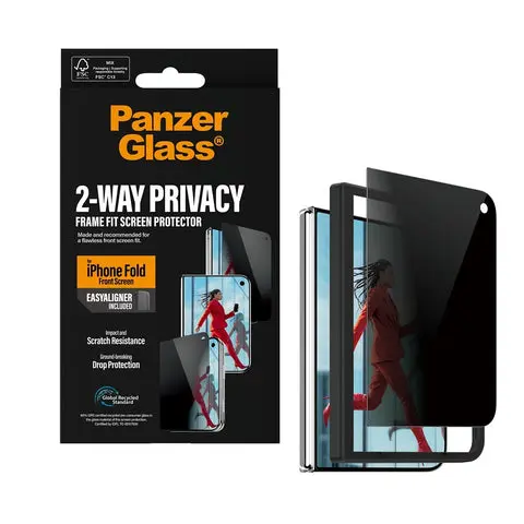 iPhone Duo Privacy Front Screen Protector Frame Fit (with EasyAligner)