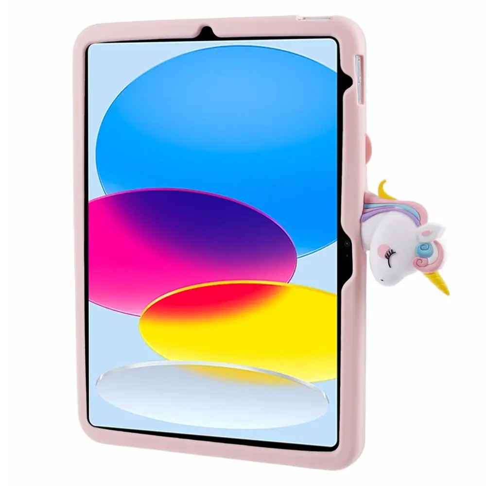 Skal Enhörning med ställ Apple iPad 11 11th Gen (2025) rosa