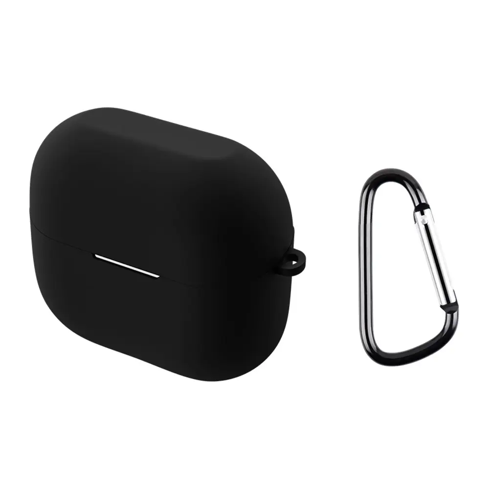 Silikonecover med karabinhage Samsung Galaxy Buds 3 Pro Sort
