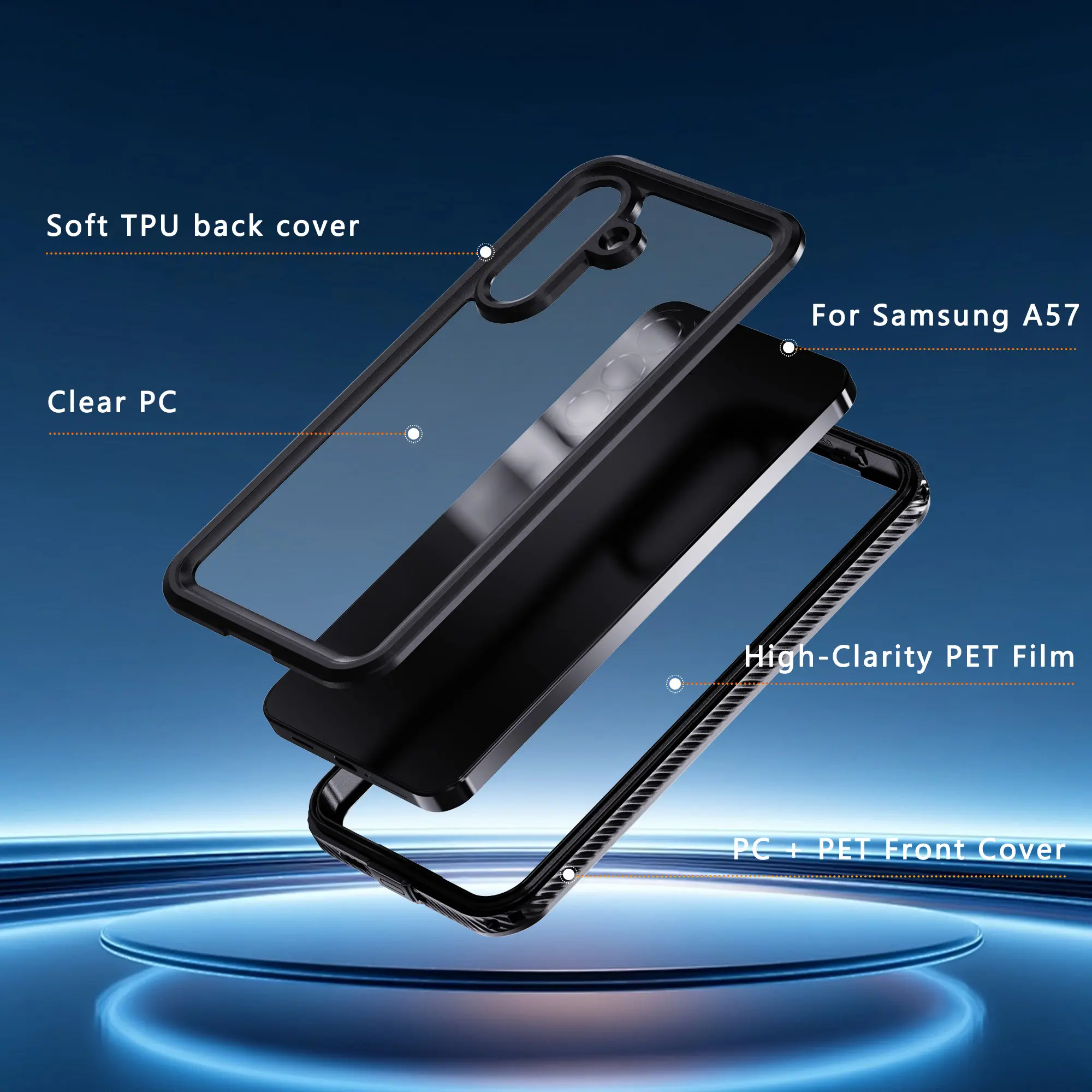 Vattentätt Skal Samsung Galaxy A57 transparent