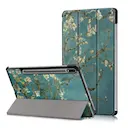 Etui Tri-fold Samsung Galaxy Tab S7 FE - Kirsebærblomster