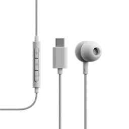 V3 Kablede In-ear hodetelefoner med USB-C, Hvit