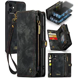 Multi-slot Plånboksfodral iPhone 12 Mini Grå