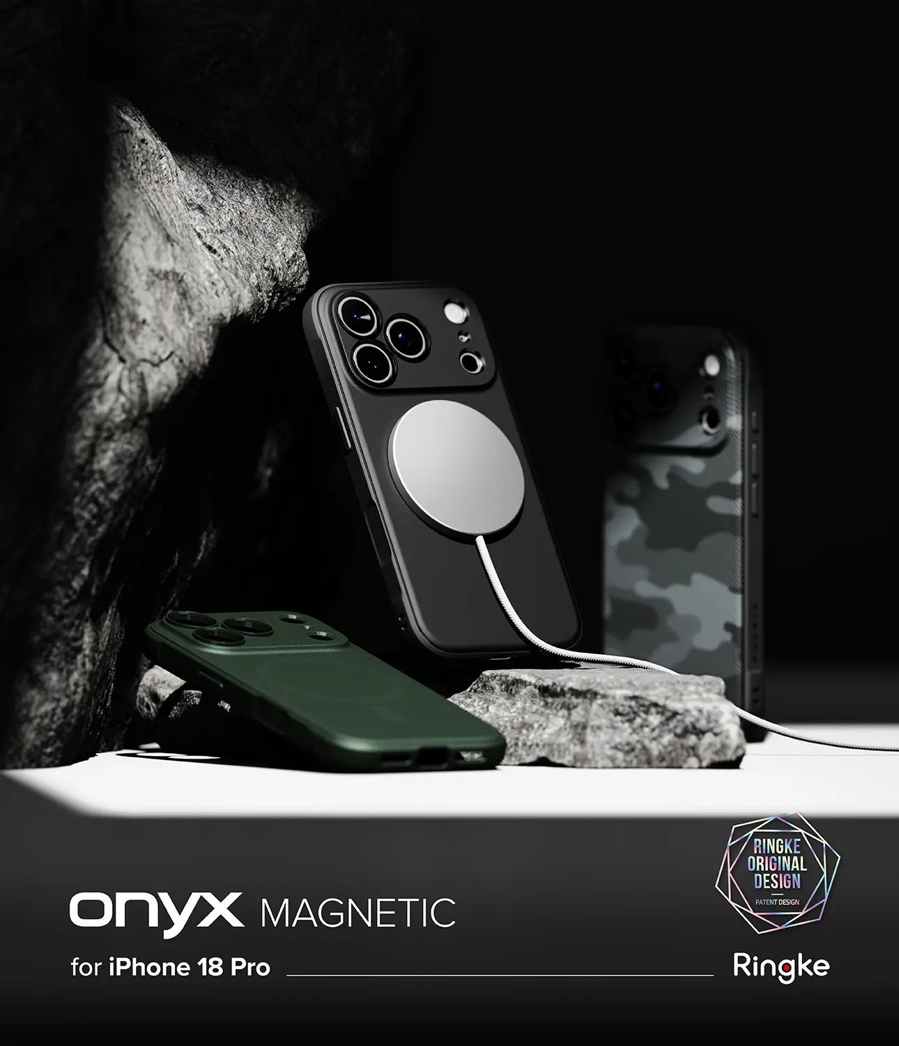 Onyx Magnetic Case iPhone 18 Pro Black
