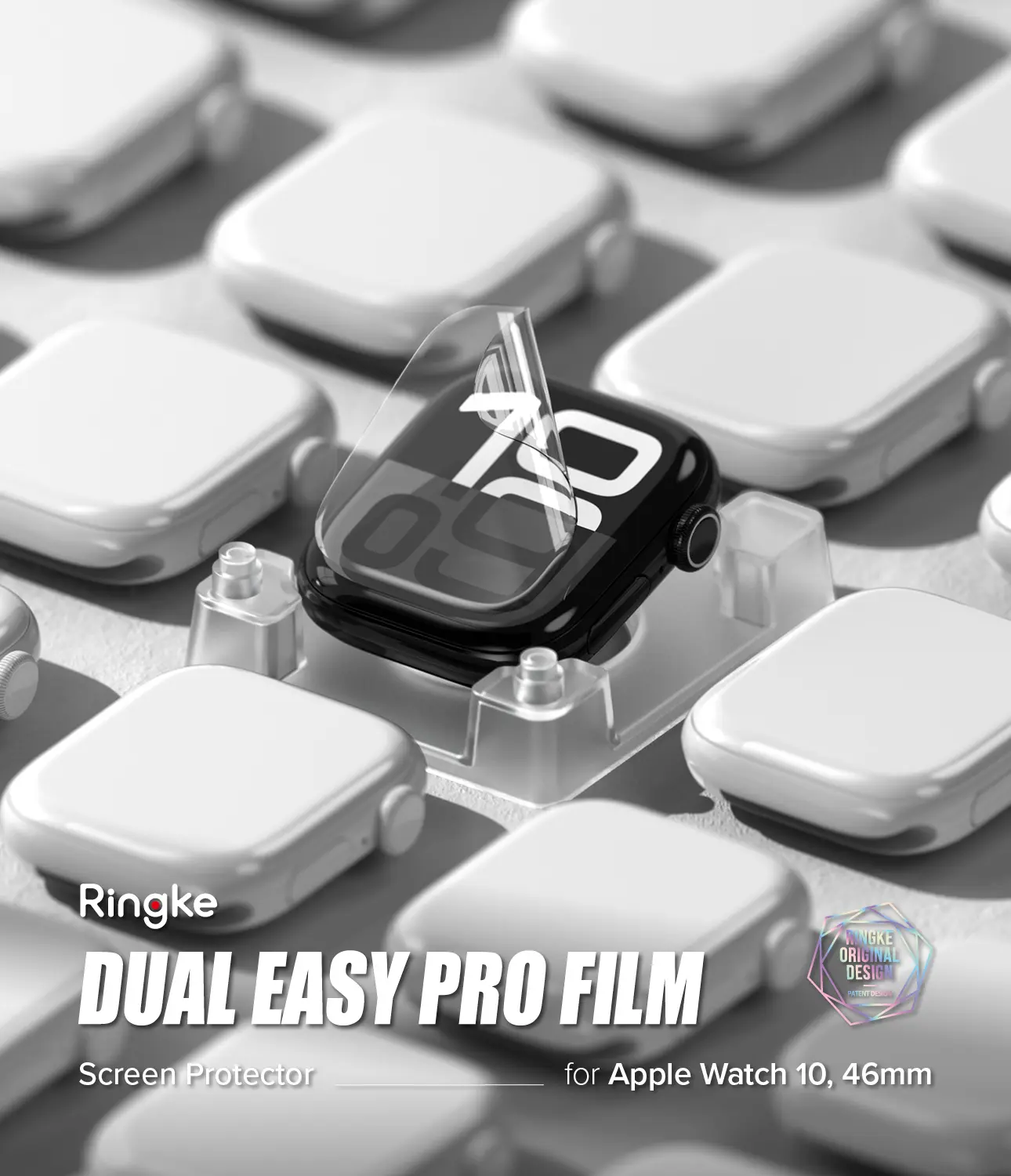 Dual Easy Pro Screen Protector (2-pack) Apple Watch Series 11 46mm