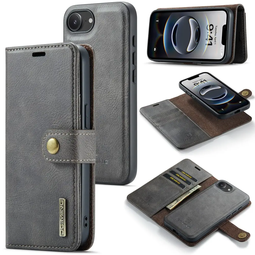 Magnet Wallet iPhone 17e Brown