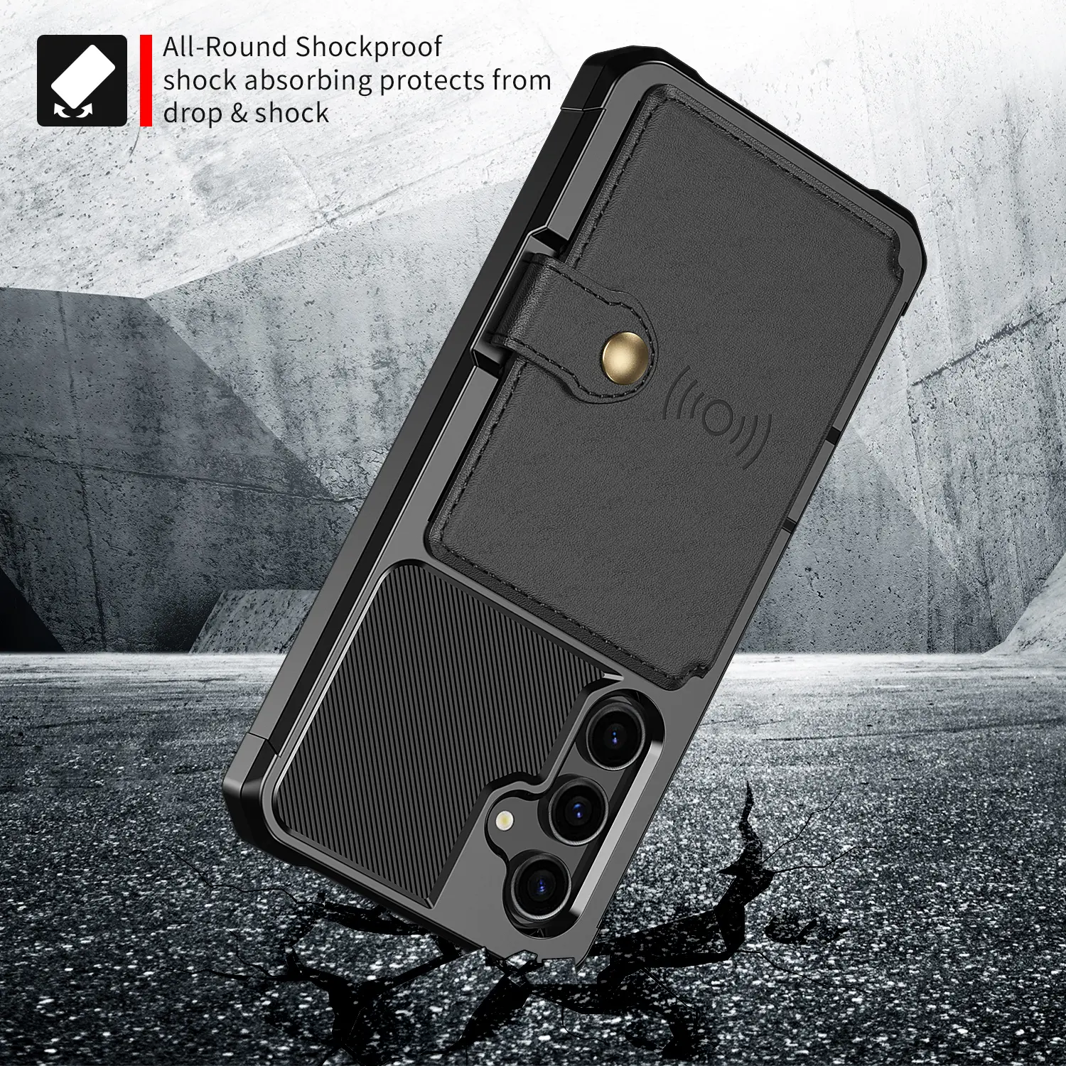 Tough Multi-slot Case Samsung Galaxy S23 FE Svart