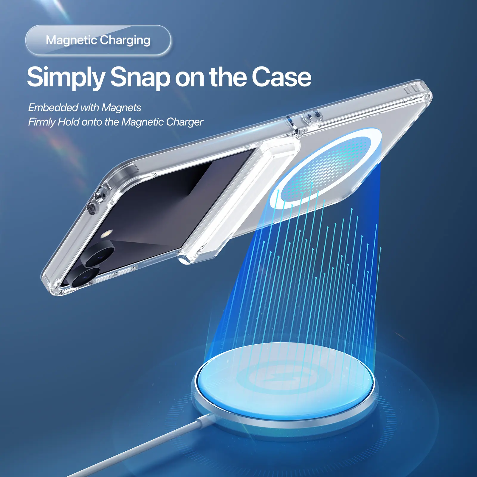 Clin Series MagSafe Samsung Galaxy Z Flip 8 transparent