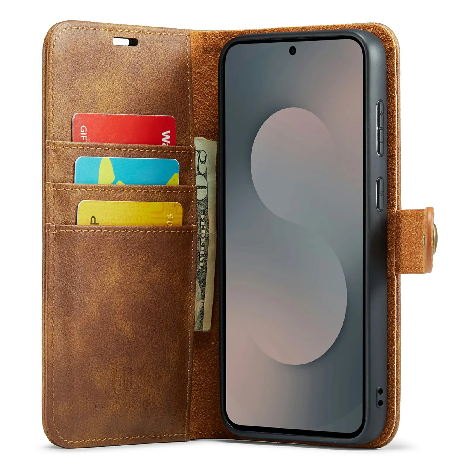 Magnet Wallet Samsung Galaxy S25 FE Cognac