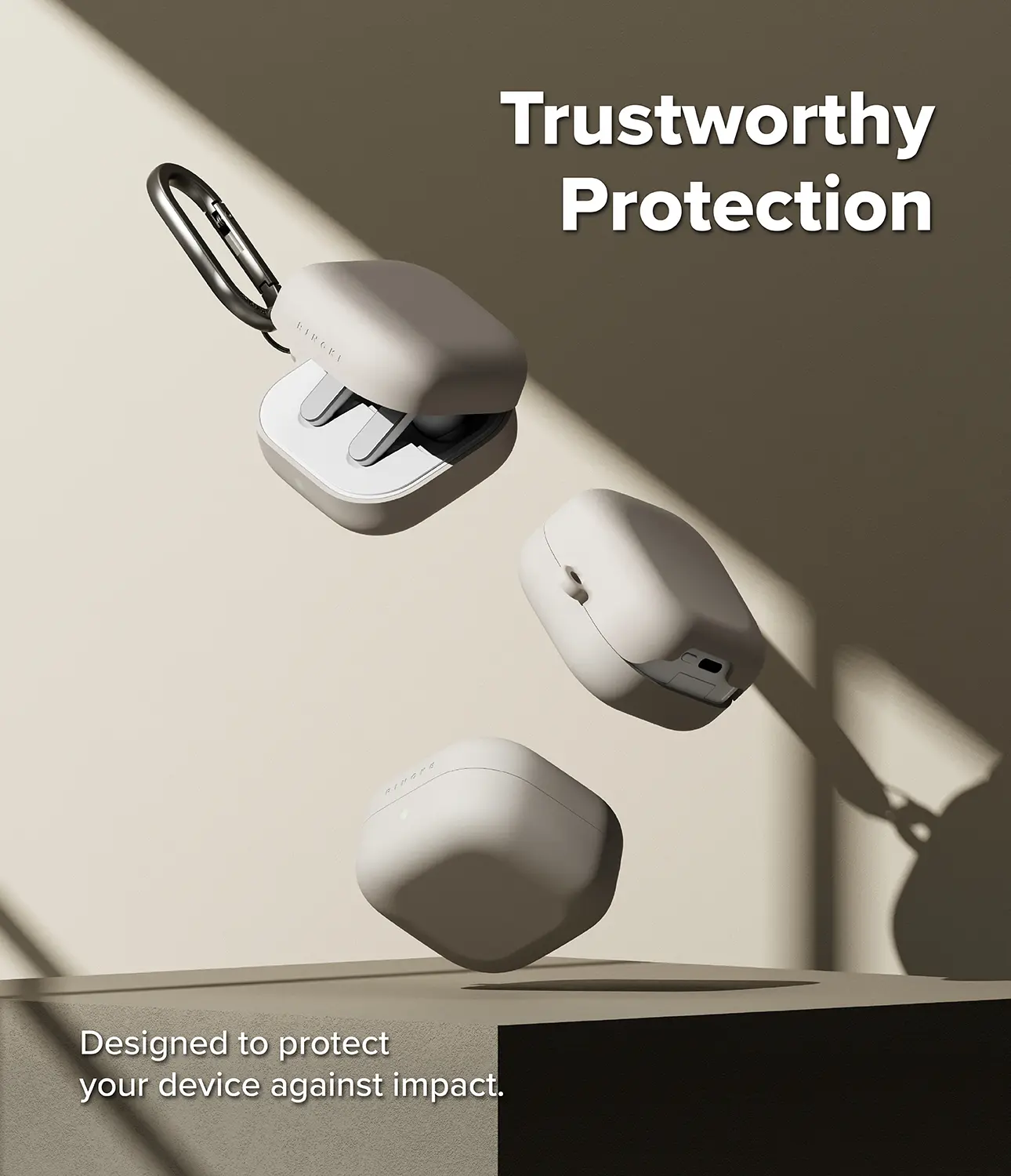 Silicone Skal Samsung Galaxy Buds 4 Pro Stone