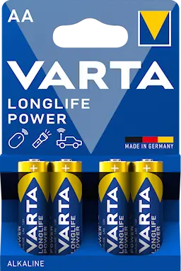 Longlife Power AA-batteri LR6  1.5V (4-pakning)