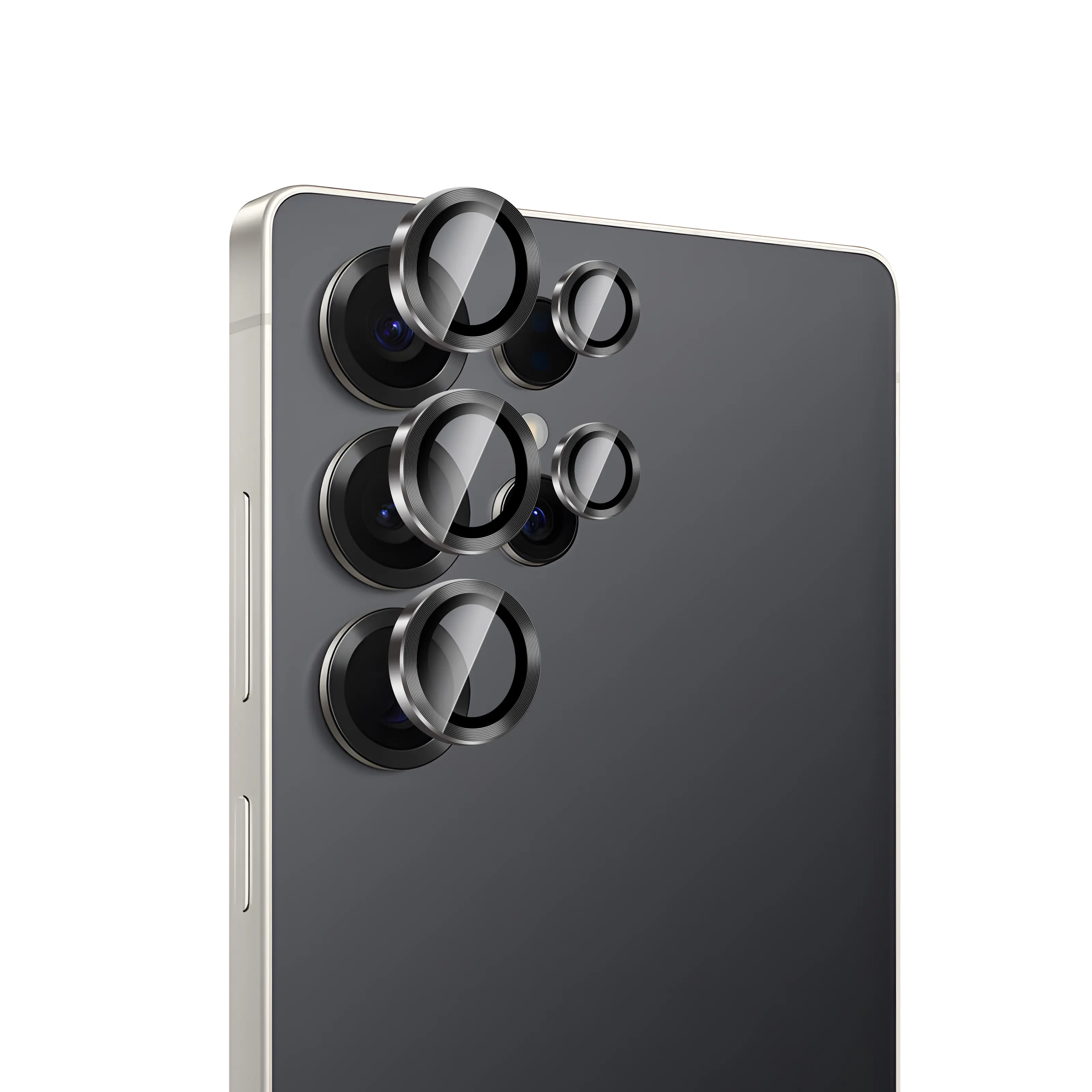 Samsung Galaxy S26 Ultra Linsebeskytter Metal, Sort