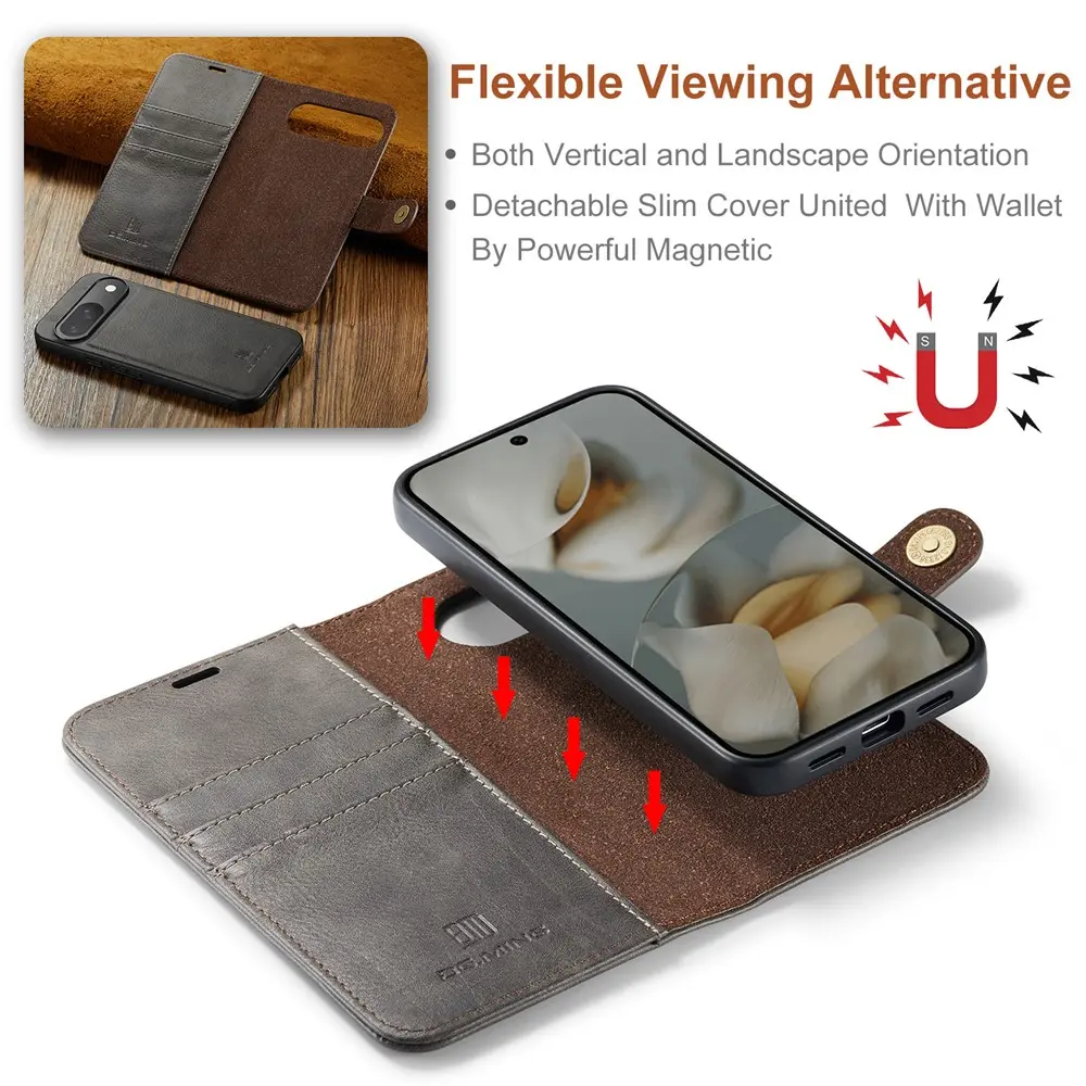 Magnet Wallet Google Pixel 11 Pro XL Brown