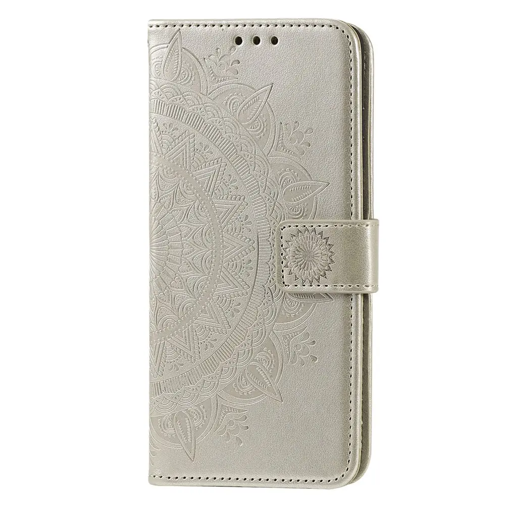 Läderfodral Mandala Motorola Moto G05 guld