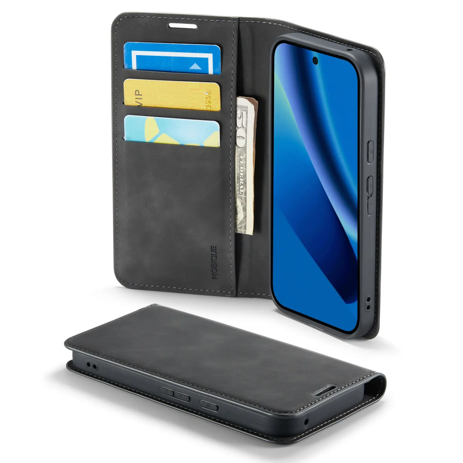 Google Pixel 10a Slim Mobiltaske Sort