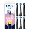iO Gentle Care borsthuvuden 6-pack, Svart