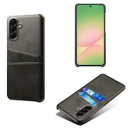 Samsung Galaxy A57 Smart cover med 2 kortholdere, Sort