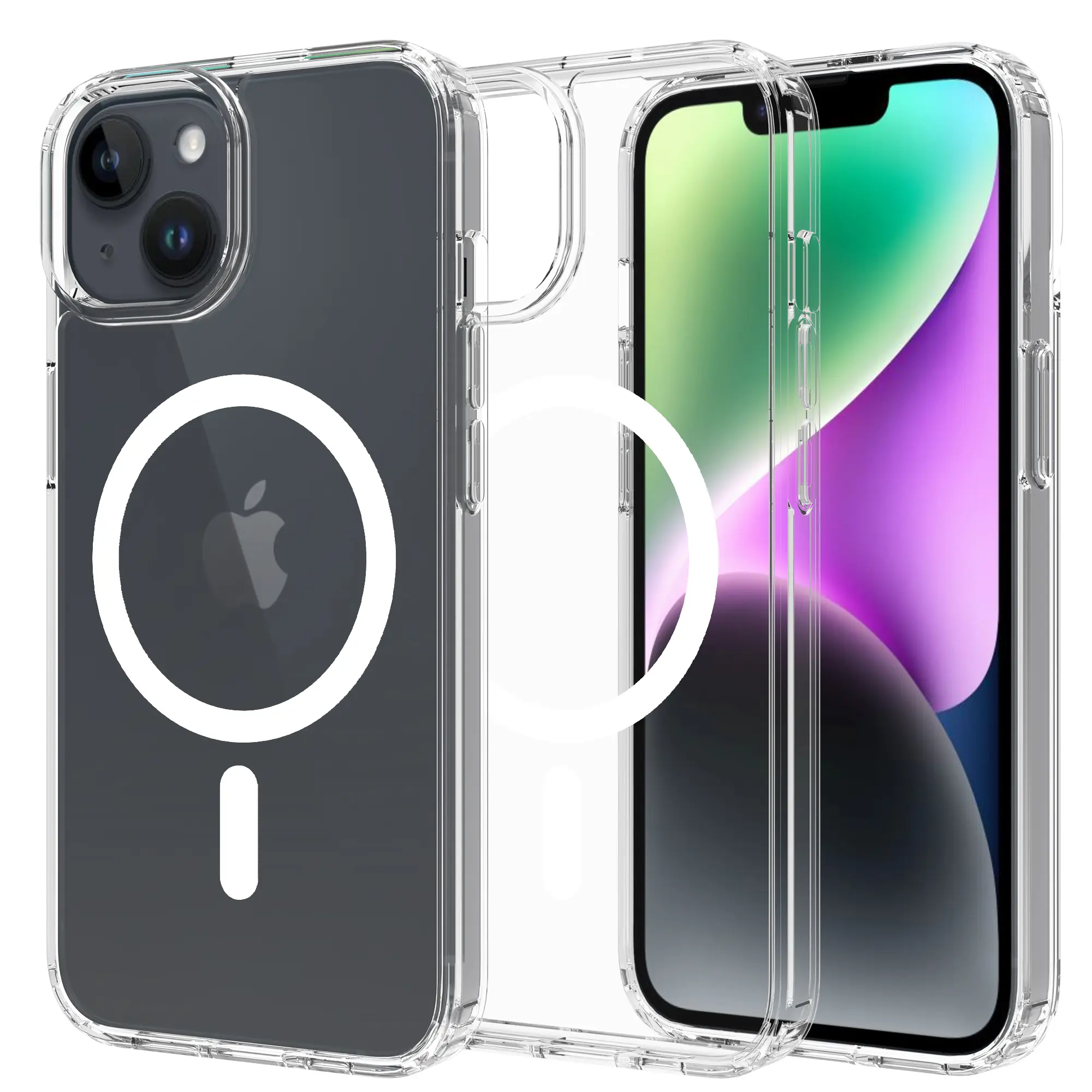 Hybridcover MagSafe iPhone 13 Mini Gennemsigtig