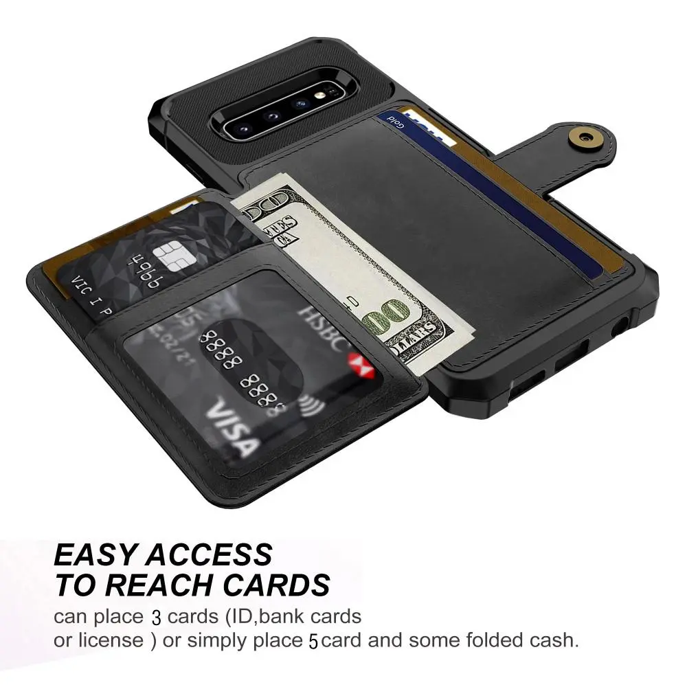 Tough Multi-slot Case Samsung Galaxy S10 Svart
