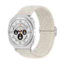Samsung Galaxy Watch 8 40mm Flettet stretchrem, Starlight