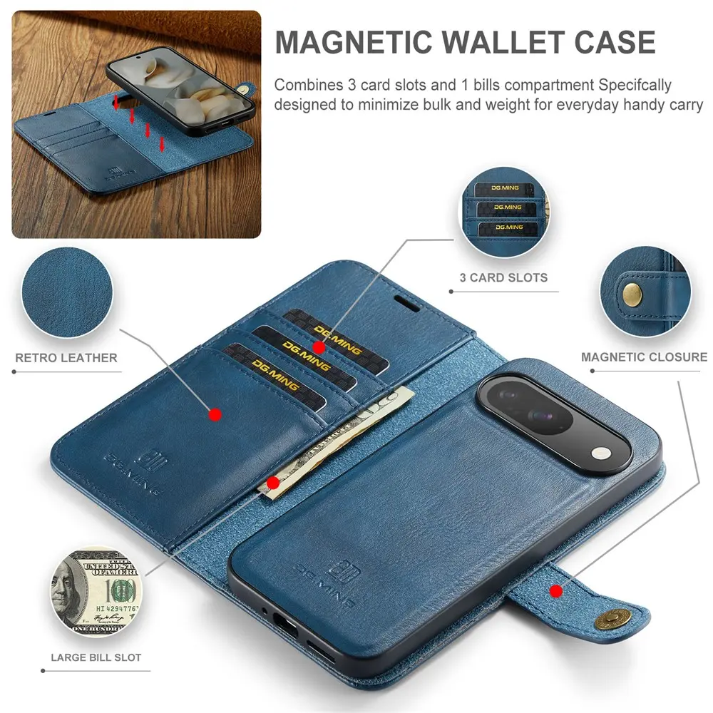 Magnet Wallet Google Pixel 11 Pro XL Blue