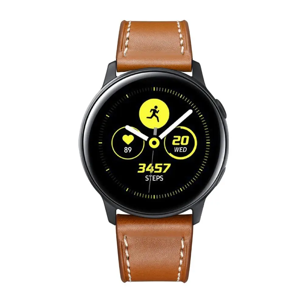 Läderarmband Samsung Galaxy Watch 42mm Cognac